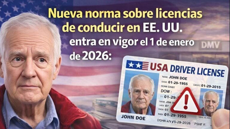 licencias de conducir adultos mayores, nueva normativa licencias EE.UU., licencia de conducir 2026, adultos mayores conducción, cambios licencia conducir EE.UU., ley de tránsito 2026,
